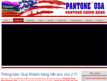 Tablet Screenshot of pantonechinhhang.com